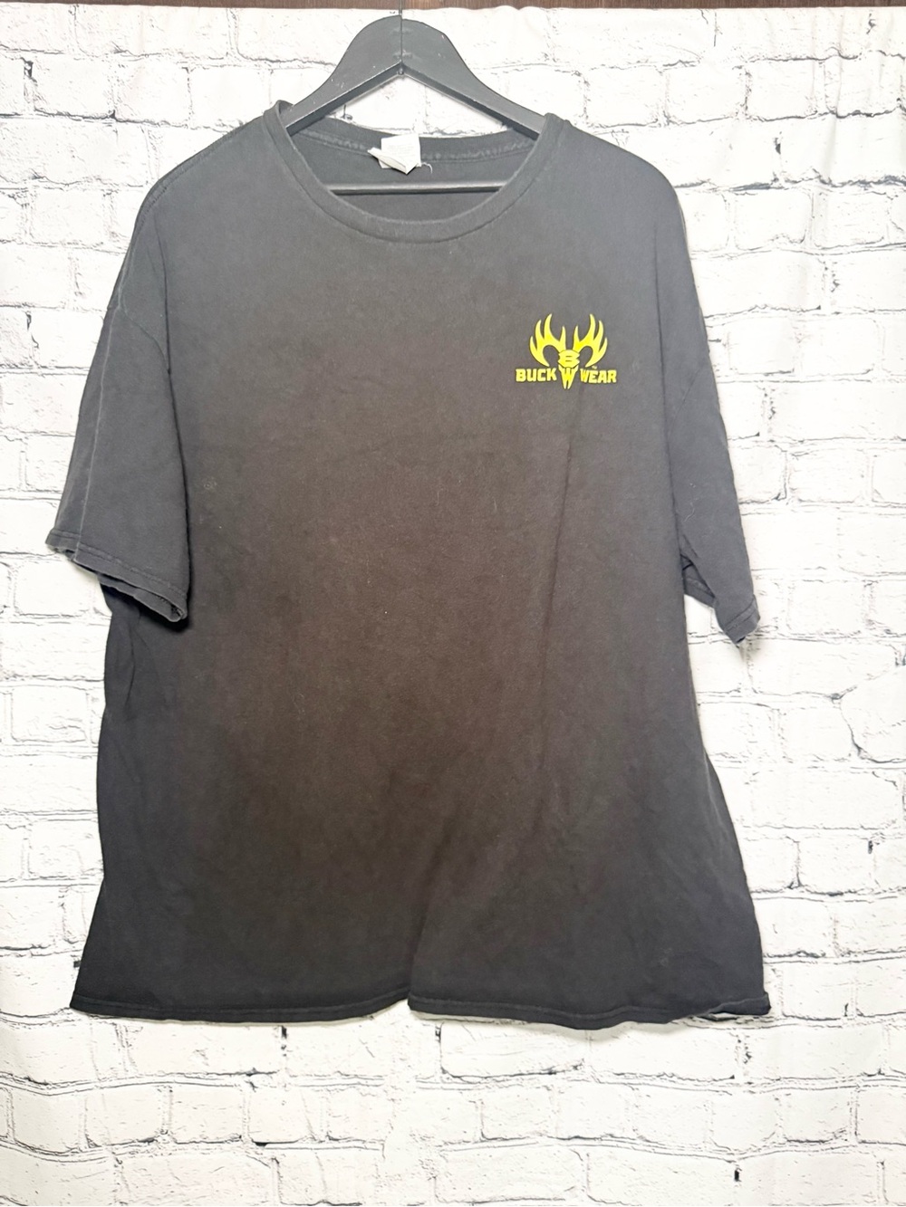 Men's Black Short Sleeve Graphic T-Shirt. Size 2X